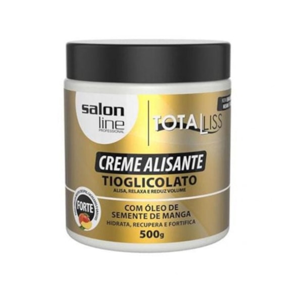 Creme Alisante Salon line Óleo Semente De Manga Forte 500g