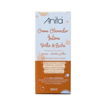Creme Anita Clareador para Virilha e Axila 60ml