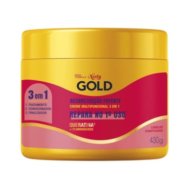 Creme Capilar Niely Gold Trat Reconstrução 430g