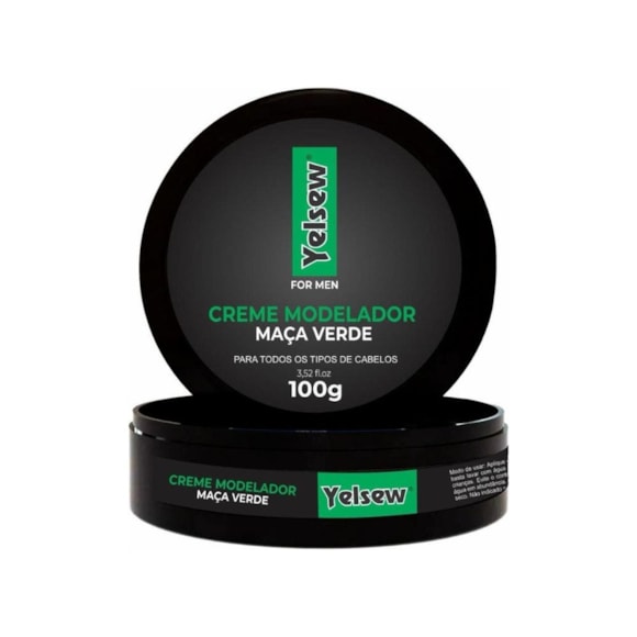 Creme Capilar Yelsew Modelador Maçã Verde 100g