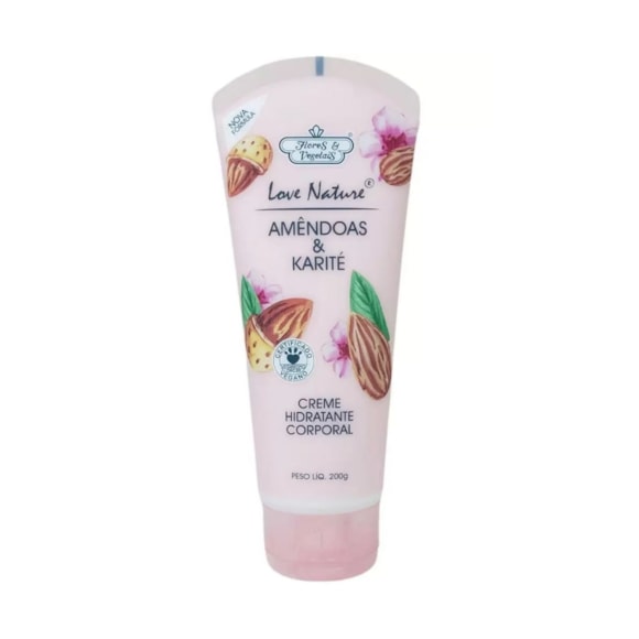 Creme Corporal Flores E Vegetais Amêndoas 200g
