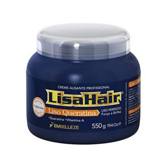 Creme De Alisamento Lisa Hair Lanolina 550G