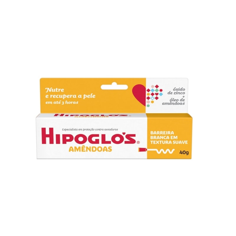 Creme de Assaduras Hipoglos Amêndoas 40gr