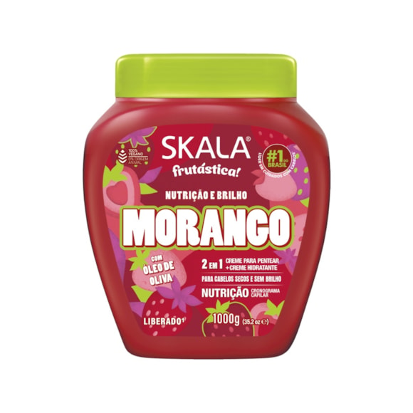 Creme de Hidratação Capilar Skala Frutástica! Morango 1kg
