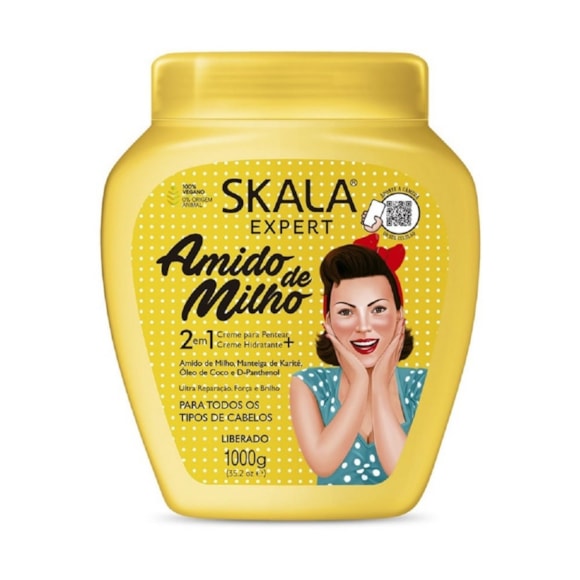 Creme De Hidratação Skala Amido Milho 1Kg