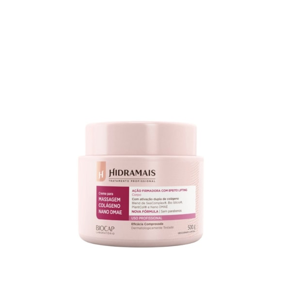Creme De Massagem Corporal Hidramais Colágeno Nano Dmae 500gr