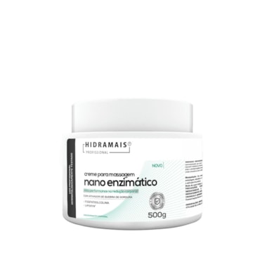 Creme De Massagem Corporal Hidramais Nano Enzimático 500gr