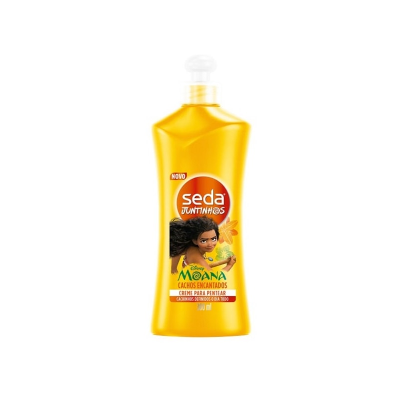 Creme de Pentear Leave In Infantil Seda Juntinhos Moana Cachos 300ml