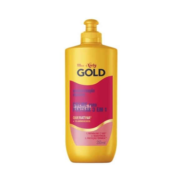 Creme de Pentear Niely Gold Reconstrução 250ml