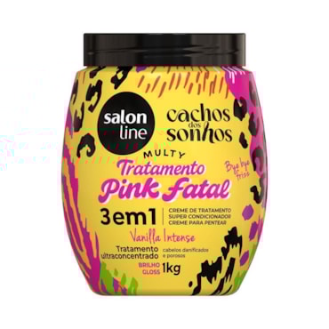 Creme de Pentear Salon Line Cachos Dos Sonhos 3em1 Multy 1kg