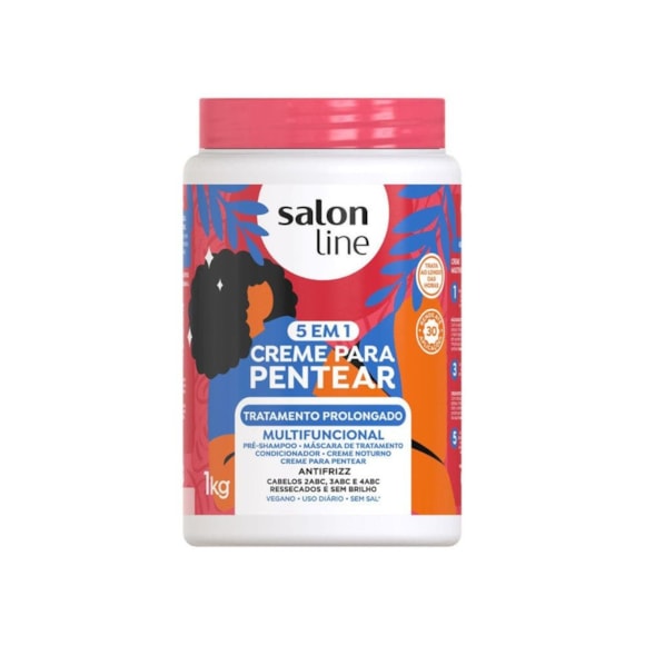 Creme de Pentear Salon Line Cond 5 Em 1 Tratamento Prologado 1kg
