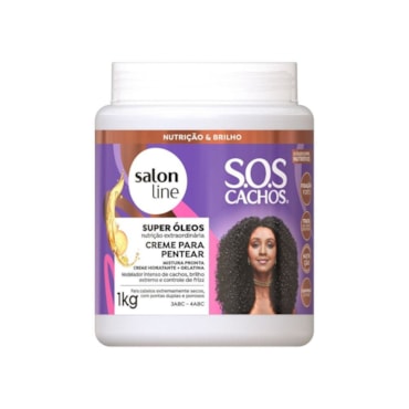 Creme de Pentear Salon Line Condicionador Sos Super Óleos 1kg