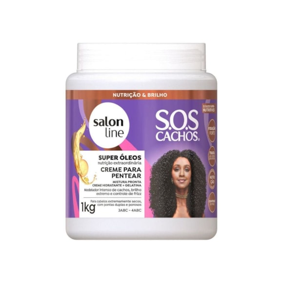 Creme de Pentear Salon Line Condicionador Sos Super Óleos 1kg