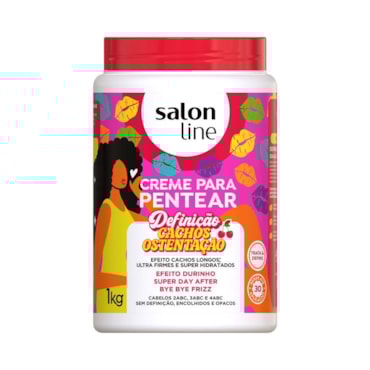 Creme de Pentear Salon Line Definição Cachos Ostentação 1kg