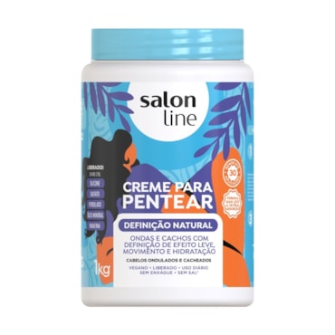 Creme De Pentear Salon Line Definição Natural 1kg