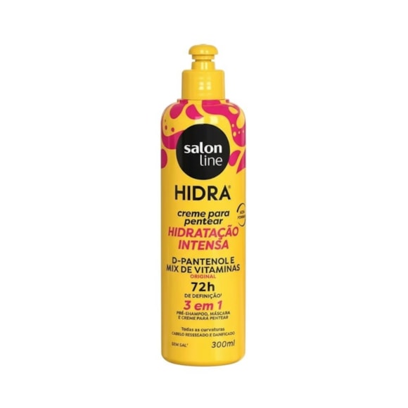 Creme de Pentear Salon Line Hidra 3 Em 1 D-Pantenol 300ml
