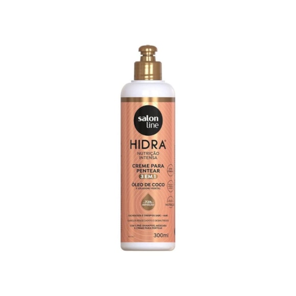 Creme de Pentear Salon Line Hidra 3 Em 1 Óleo De Coco 300ml