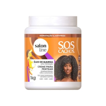 Creme de Pentear Salon Line Sos Óleo De Manga 1kg