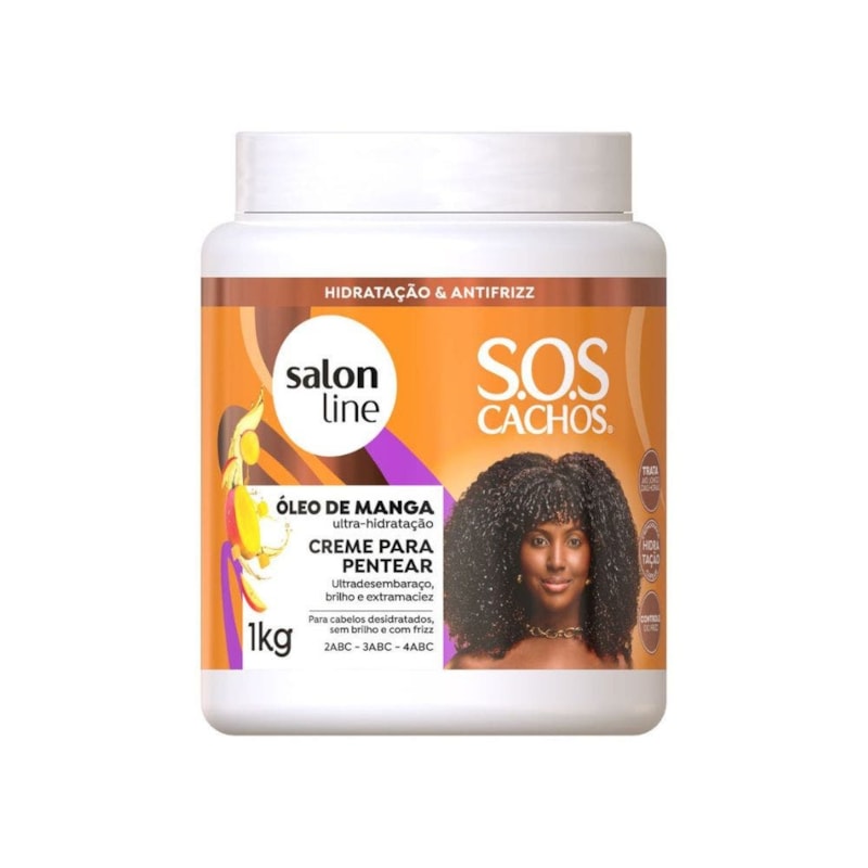 Creme de Pentear Salon Line Sos Óleo de Manga 1kg