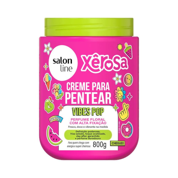 Creme de Pentear Salon Line Xerosa Vibes Pop 800g