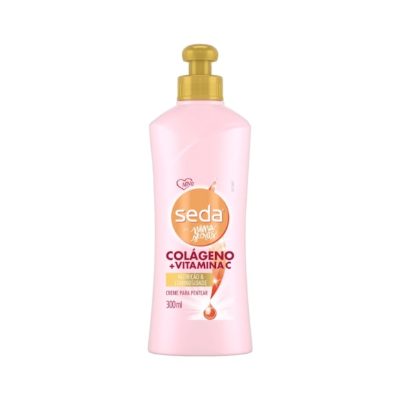 Creme De Pentear Seda Colágeno E Vitamina C 300ml