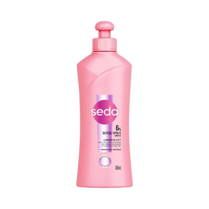 Creme de Pentear Seda Luminous Glycol UV 300ml