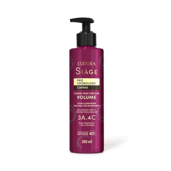 Creme de Pentear Siàge Pro Cronology Curvas Volume 300ml