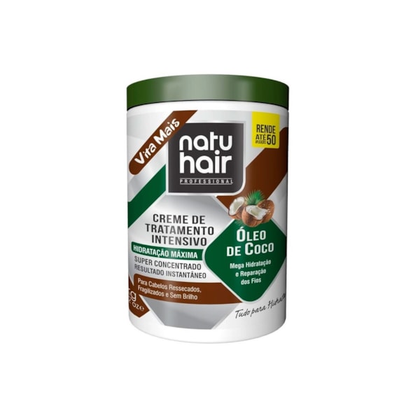 Creme De Tratamento Natuhair Intensivo Óleo De Coco 1Kg