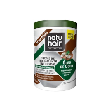 Creme De Tratamento Natuhair Intensivo Óleo De Coco 1Kg