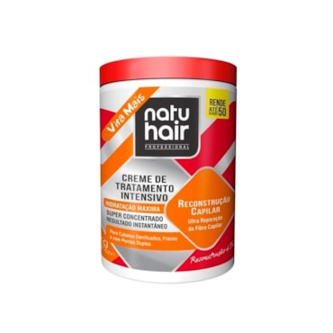 Creme De Tratamento Natuhair Intensivo Reconstrução Capilar 1Kg