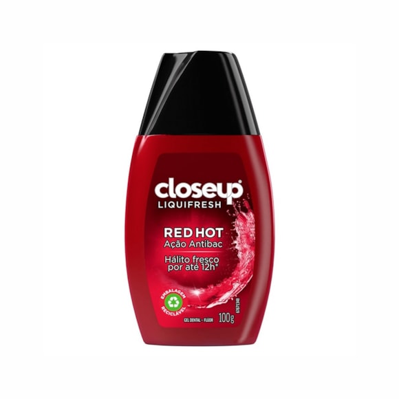 Creme Dental Close Up Liquifresh Fluor Red 100G