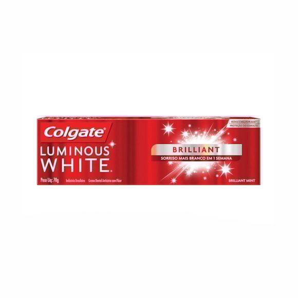Creme Dental Colgate Luminous White Brilhante 70G
