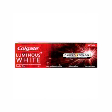 Creme Dental Colgate Luminous White Carvao Ativado 70g