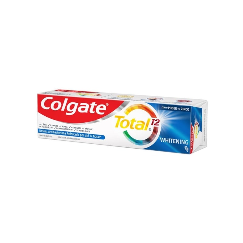 Creme Dental Colgate Total 12 Whitening 90G