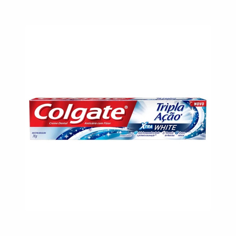 Creme Dental Colgate Tripla Acao Xtra White 70G
