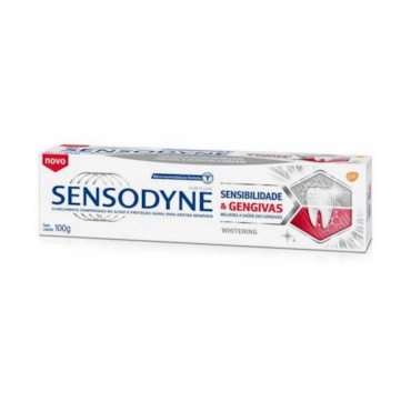 Creme Dental Sensodyne Sensibilidade e Gengivas Whitening 100gr