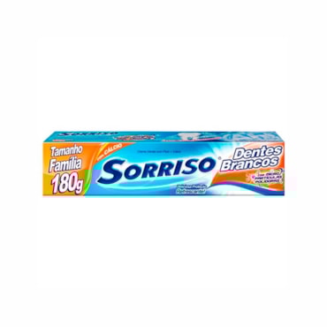 Creme Dental Sorriso Dentes Brancos 180G