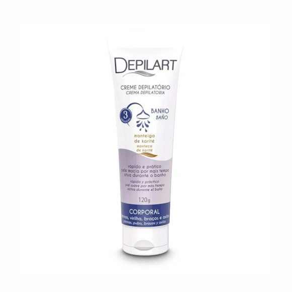 Creme Depilatório Corporal Depilart Manteiga Karité 120g