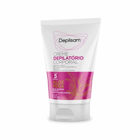 Creme Depilatório Corporal Depilsam Aloe Vera 100g