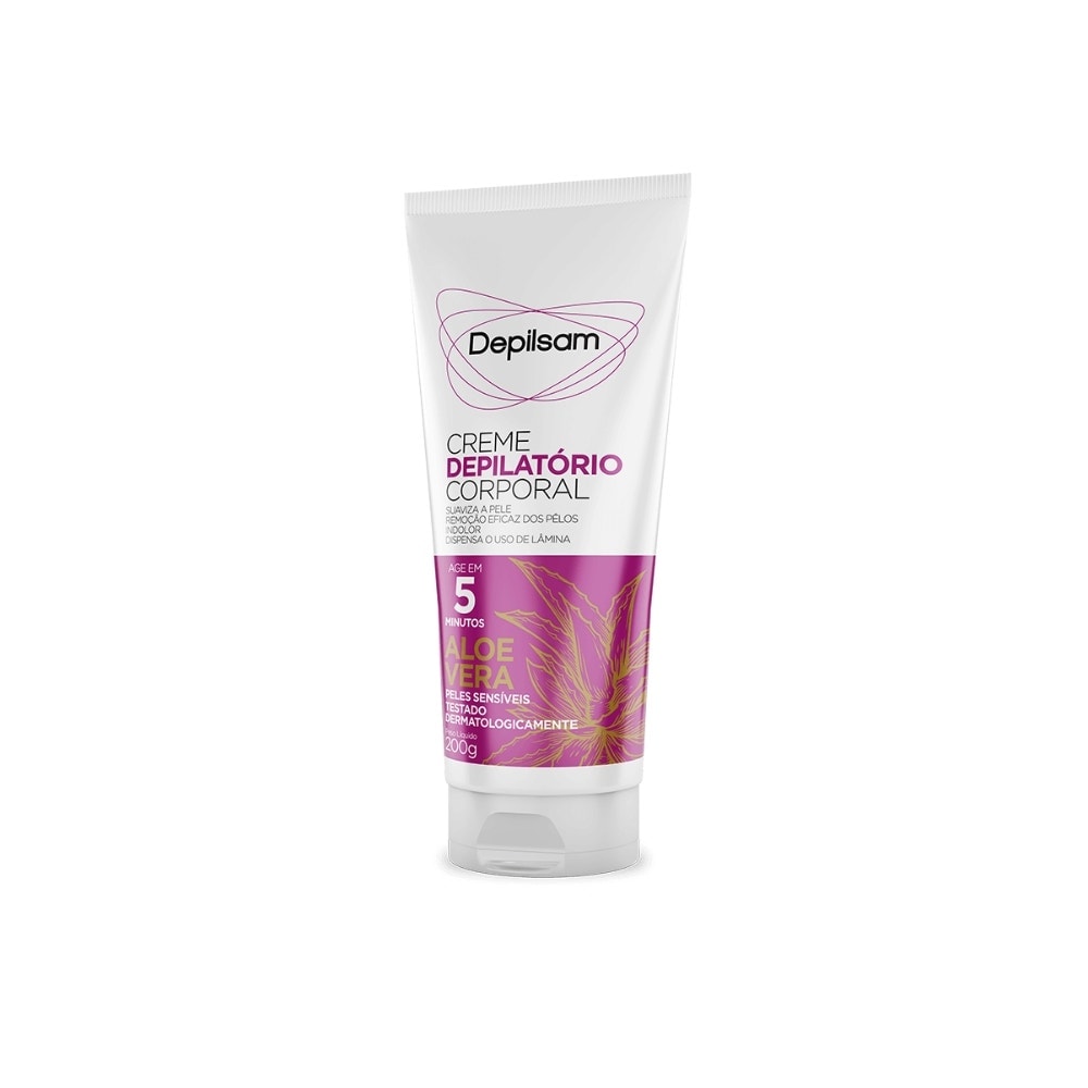 Creme Depilatório Corporal Depilsam Aloe Vera 200g