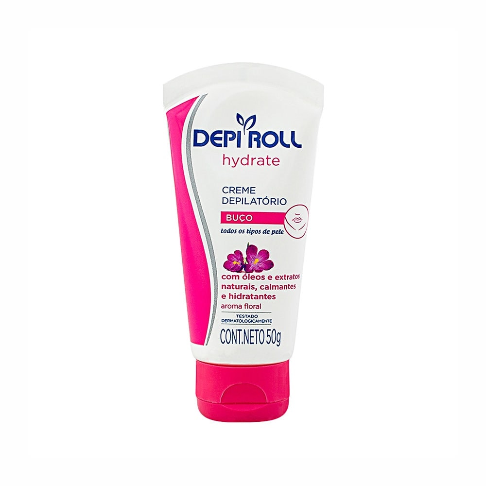 Creme Depilatório Facial Depi Roll 50Gr