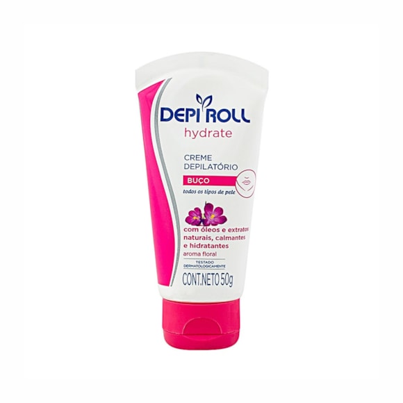 Creme Depilatório Facial Depi Roll 50Gr