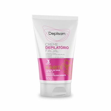 Creme Depilatório Facial Depilsam Karité 50G