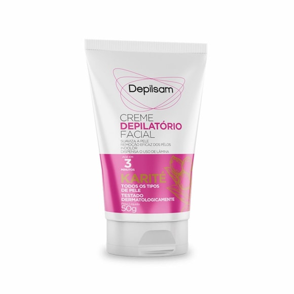 Creme Depilatório Facial Depilsam Karité 50G