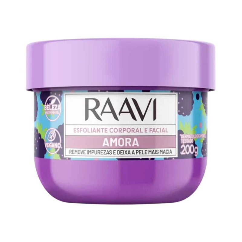 Creme Esfoliante Corpo Raavi Amora 200g