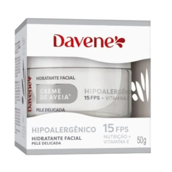 Creme Facial Aveia Davene Hipoalergeni Fps15 50g