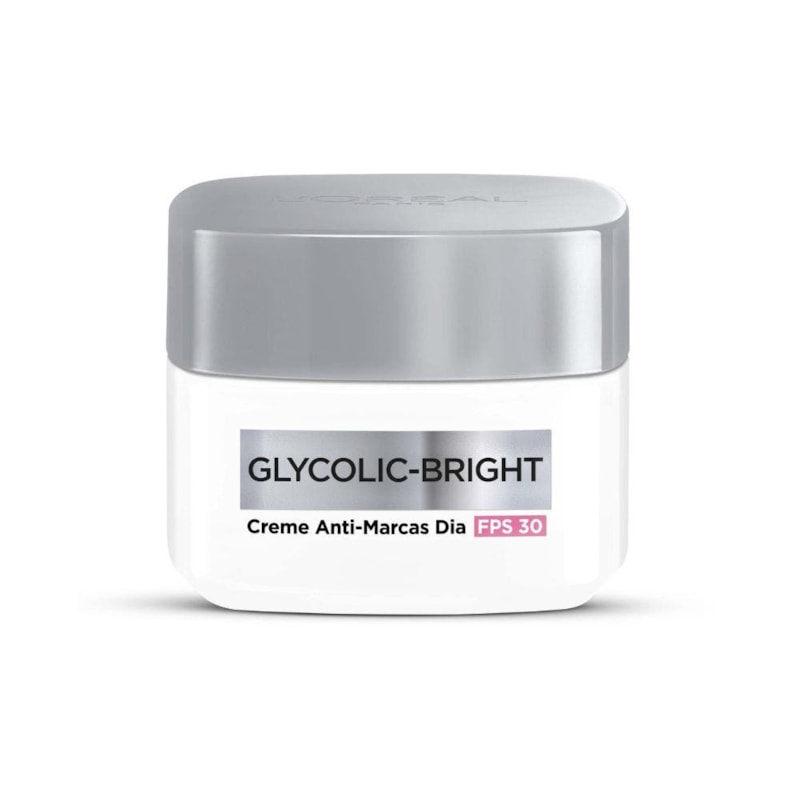 Creme Facial L'Oréal Glycolic Bright Dia 49gr Fps 30