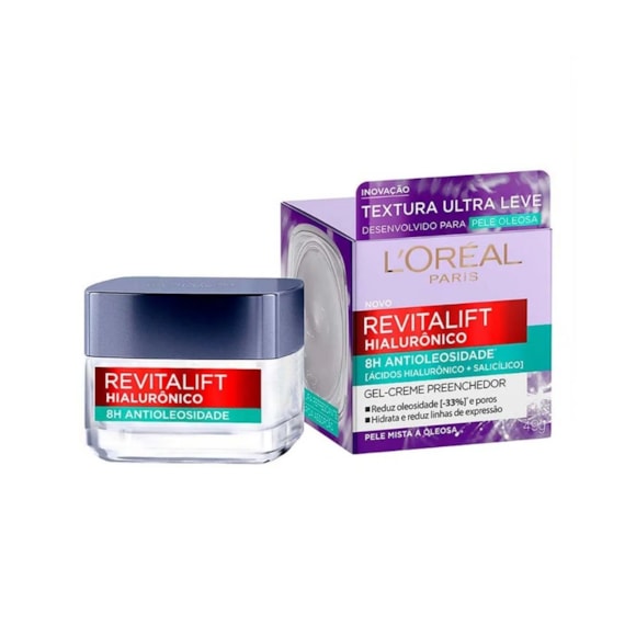Creme Facial L'oréal Revitalift Hialurônico Gel Oil Control