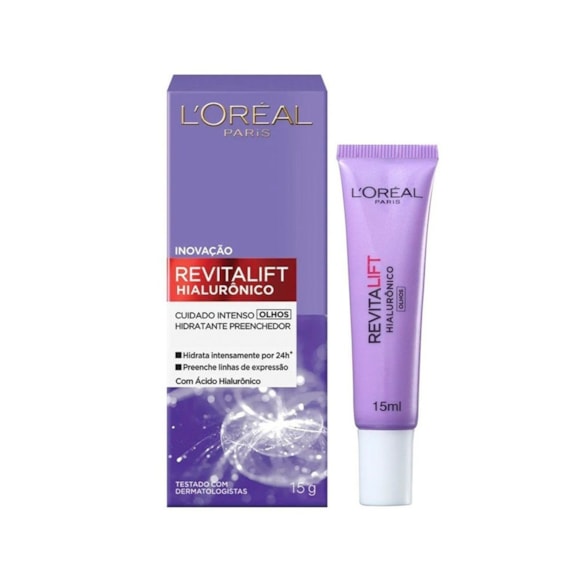 Creme Facial L'Oréal Revitalift Hialurônico Olhos
