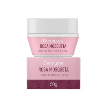 Creme Facial Nutritivo Rosa Mosqueta Hidratação Dermachem 50g